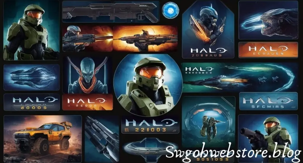 halo (2003) game icons banners